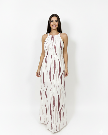 Vestido Longo Estampado 80255