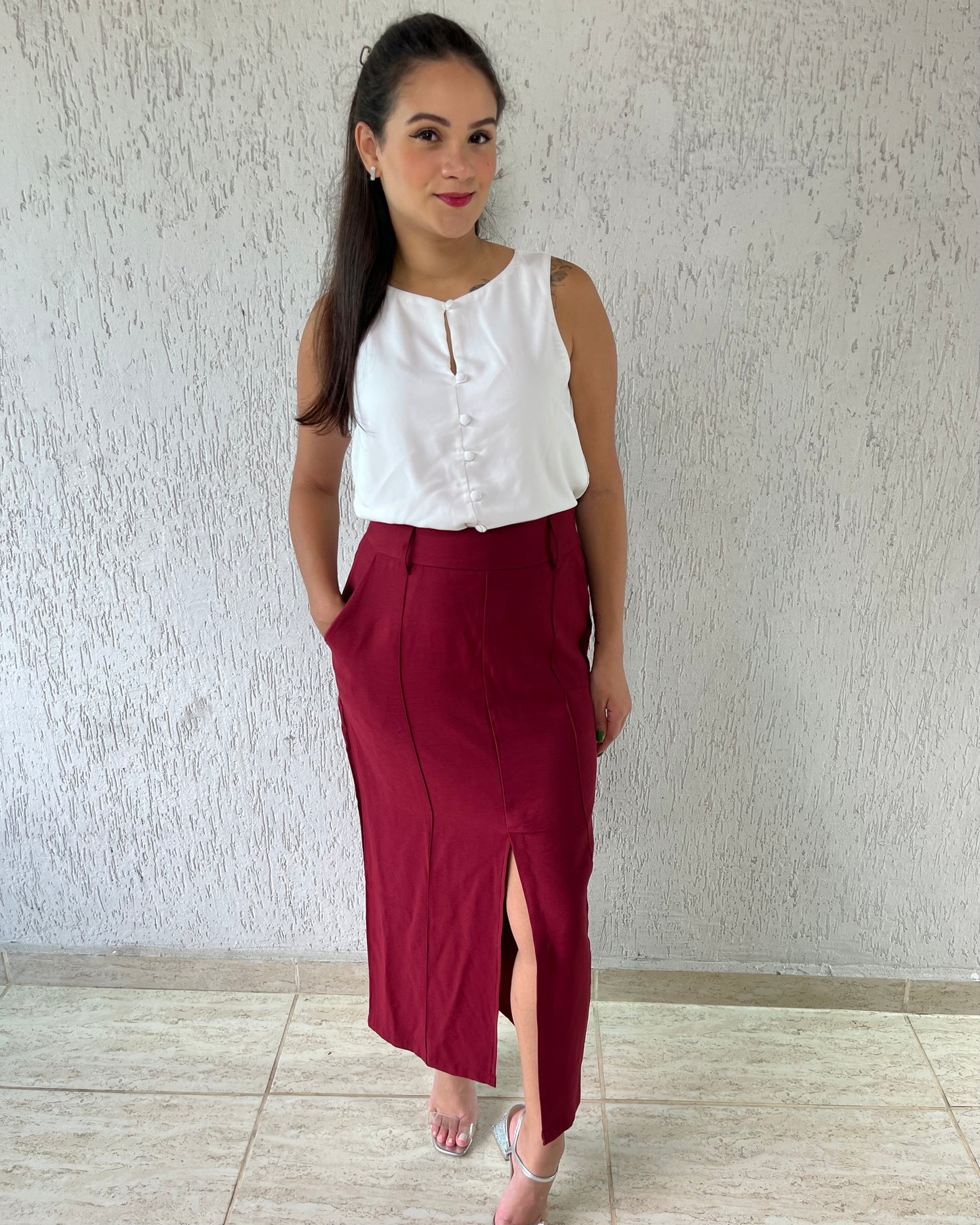 Saia Midi Fenda 90740