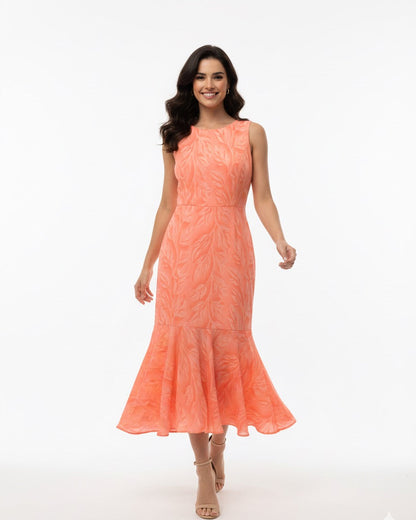 Vestido Midi Acinturado 90214