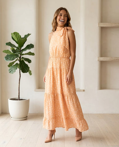 Vestido Longo De Poa Tres Marias 92680