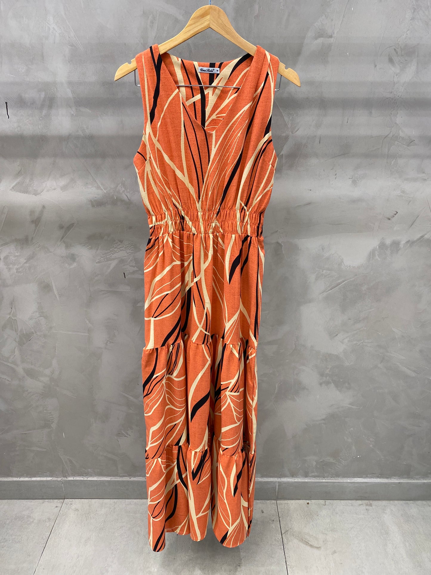 Vestido Longo Estampado Três Marias 70371