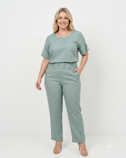 Conjunto Plus Calça e Blusa 92571