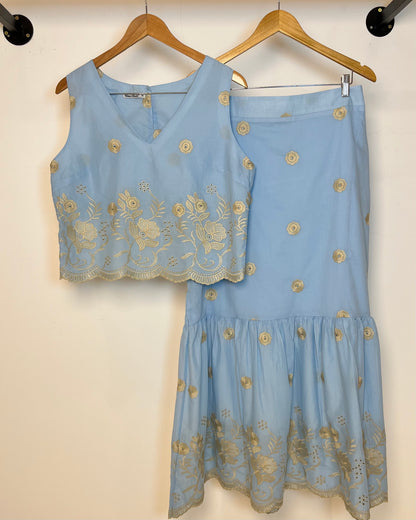 Conjunto Cropped e Saia Longa 91960