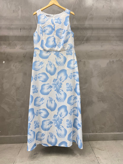 Vestido Plus Longo Estampado 50640