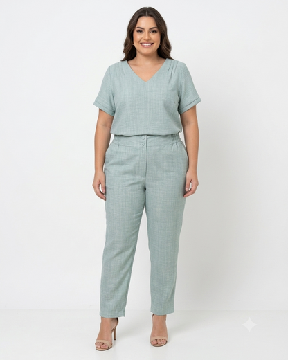 Conjunto Plus Blusa e Calça 30051