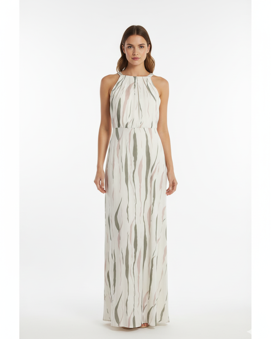 Vestido Longo Estampado 80255