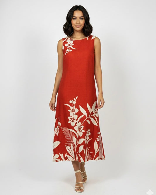 Vestido Midi Regatão Estampado 91063