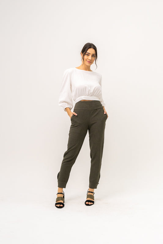 Calça Verde Escuro 29040