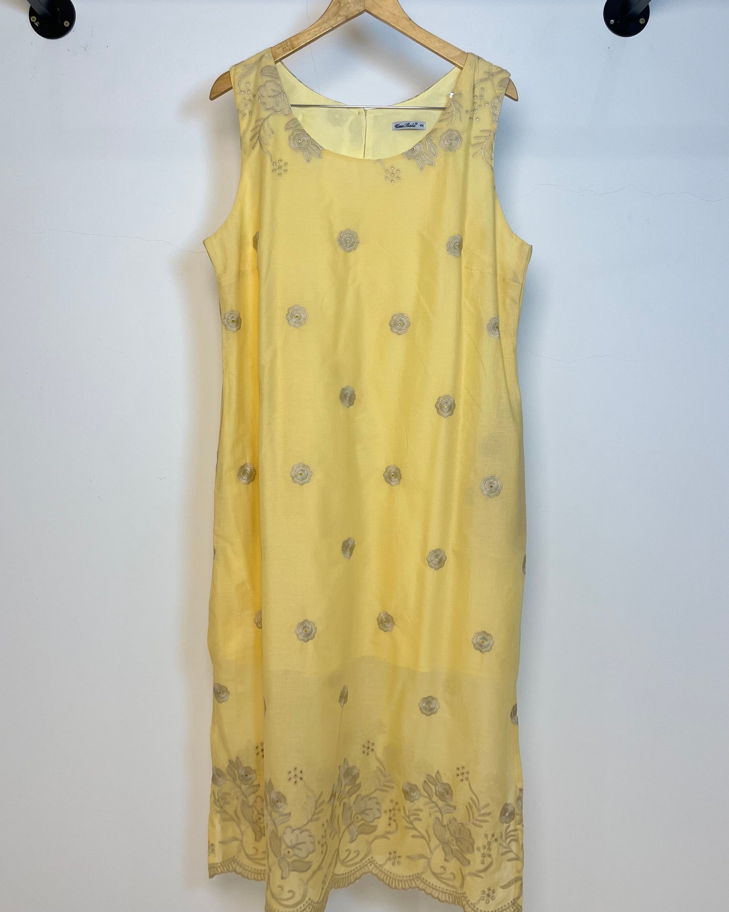 Vestido Midi Plus de Algodão Bordado 92011