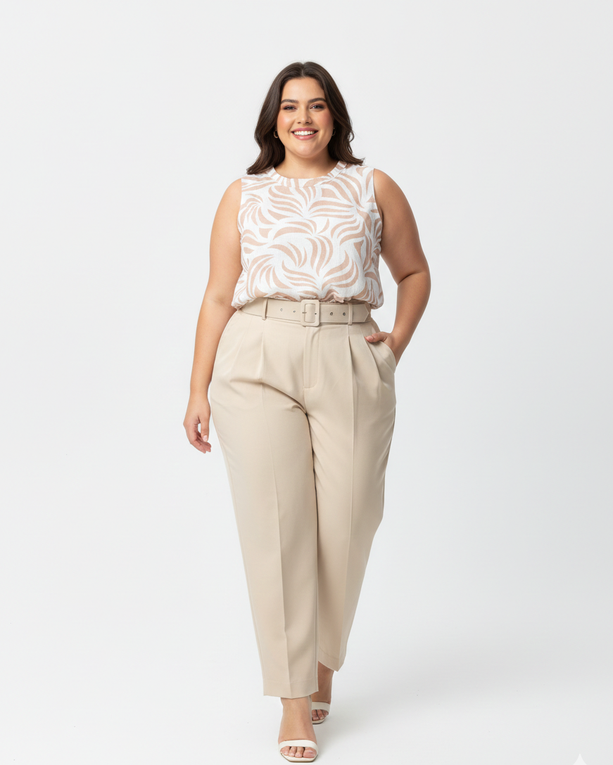 Cropped Plus Estampado 80297