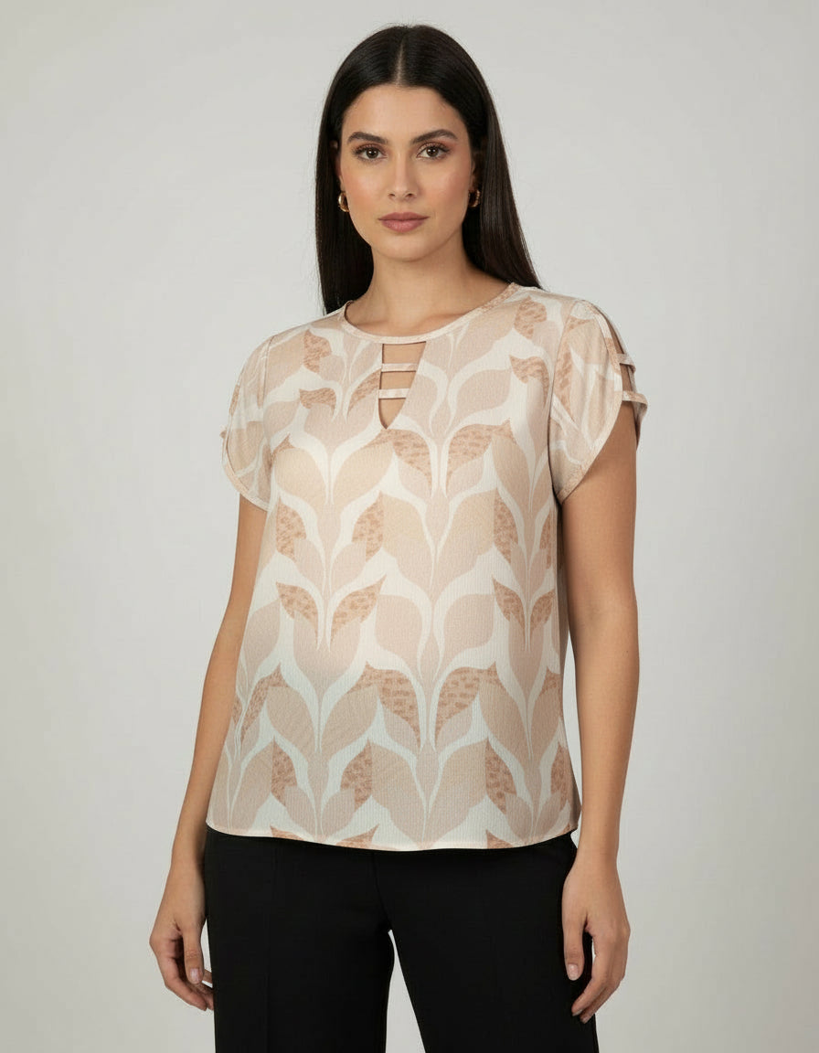 Blusa Plus Estampada 49474