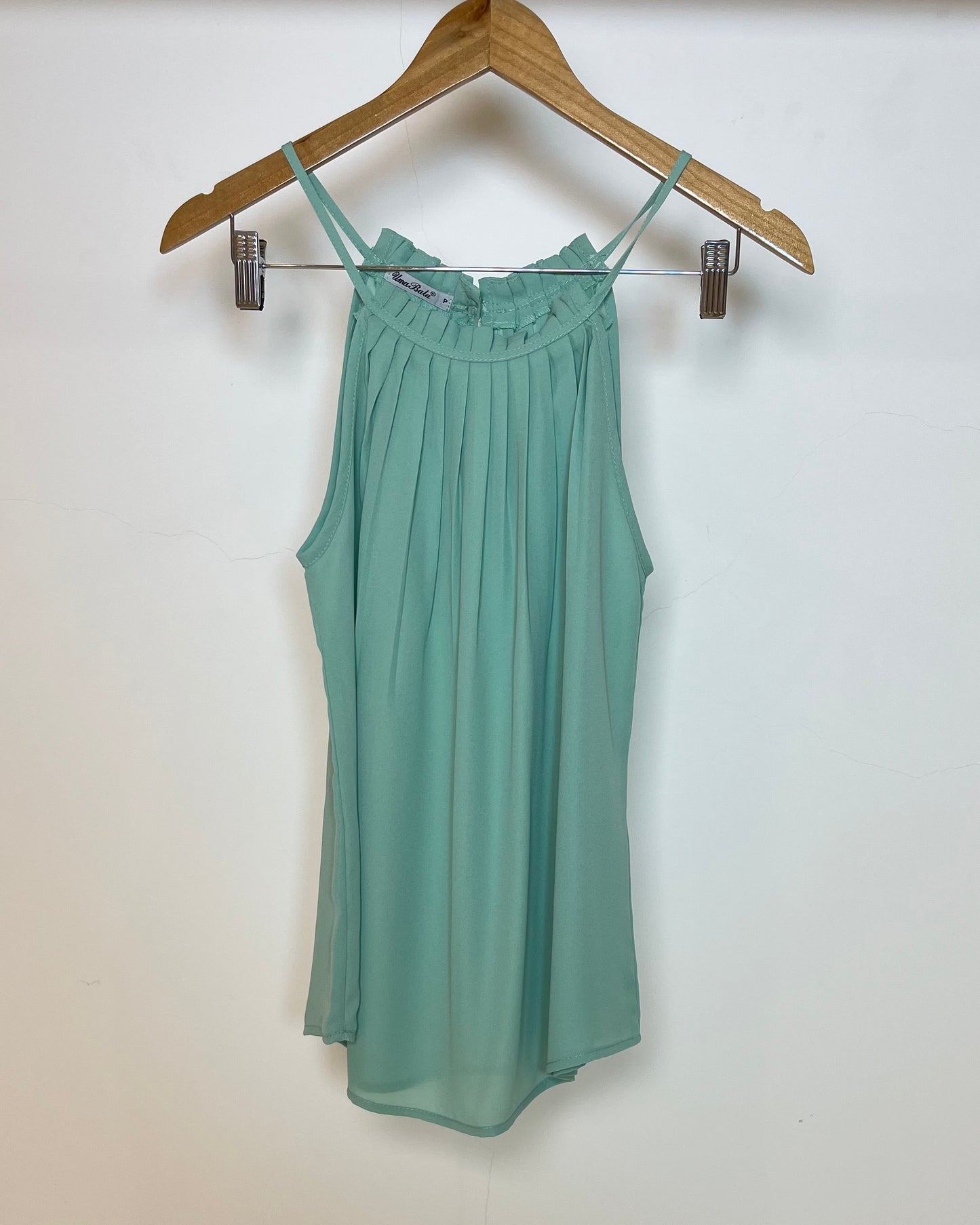 Regata Alça Fina Drapeada 49735