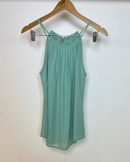 Regata Alça Fina Drapeada 49735