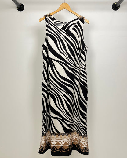 Vestido Midi Regatão Estampado 90506