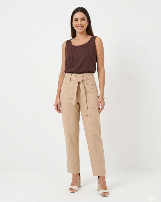 Regata Alça Larga Viscose Liso 60686