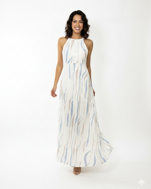 Vestido Longo Estampado 80255