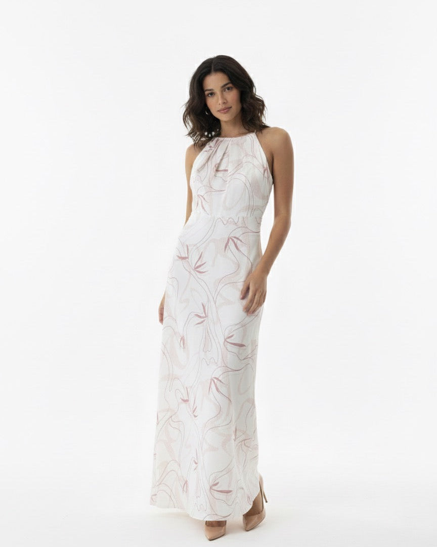 Vestido Longo Estampado 47979