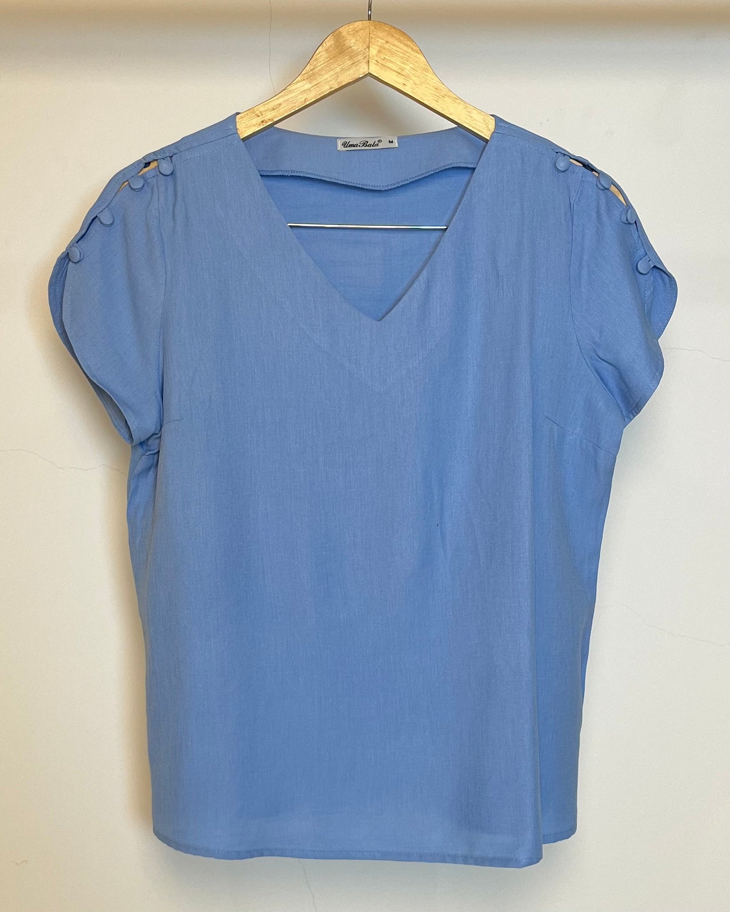 Blusa Botões Decote V 60720