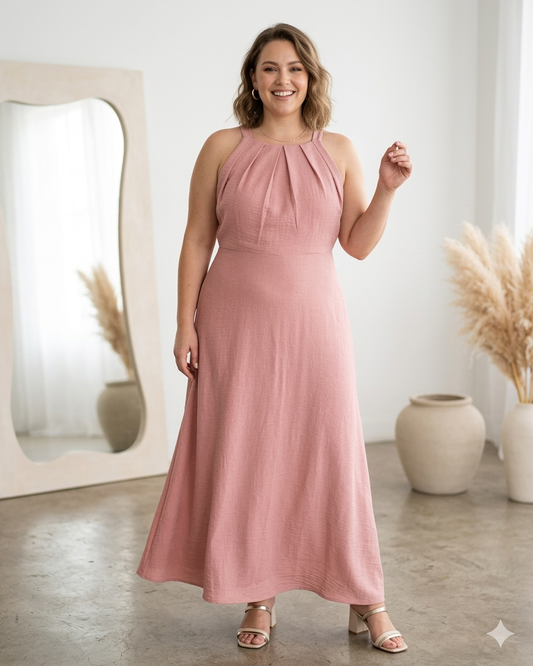 Vestido Plus Longo 80573