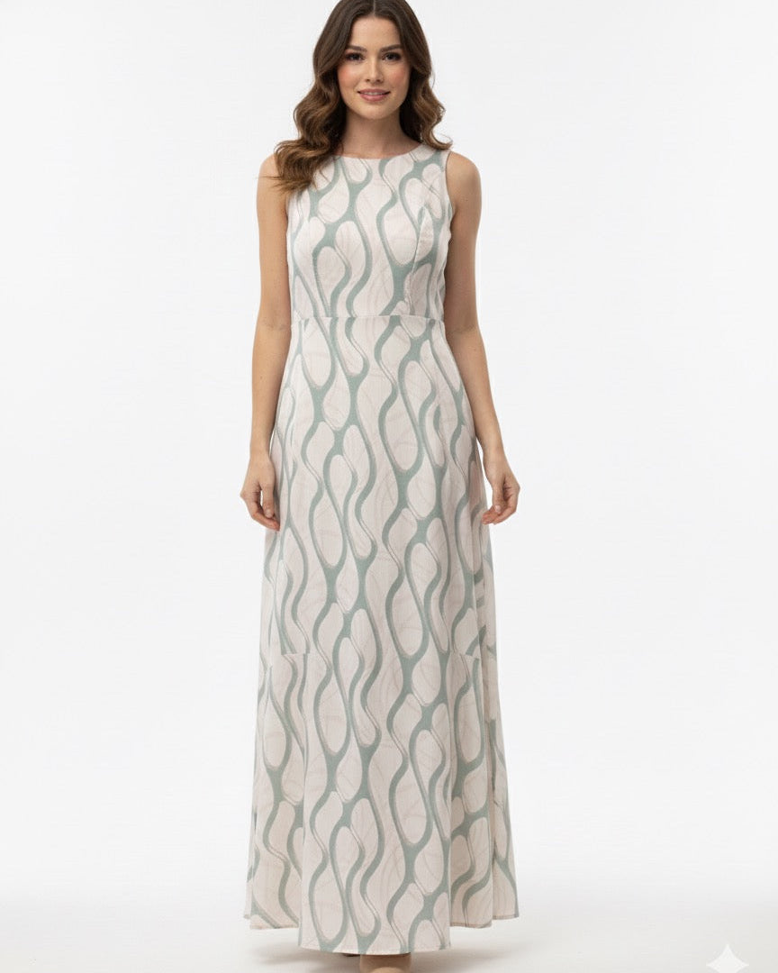 Vestido Longo Estampado 91860