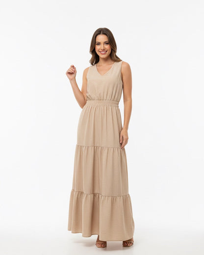 Vestido Longo Liso Três Marias 70370