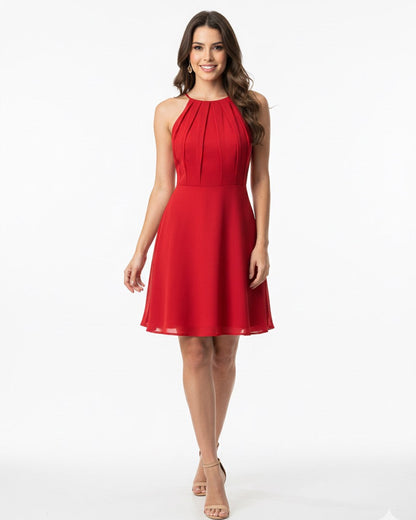 Vestido Curto Liso 49062