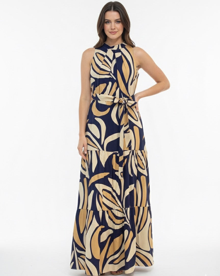 Vestido Longo Estampado 70600