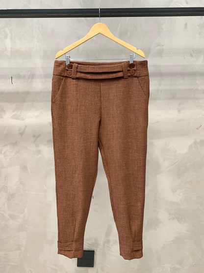 Calça Plus Detalhe Botões Polylinho 02948