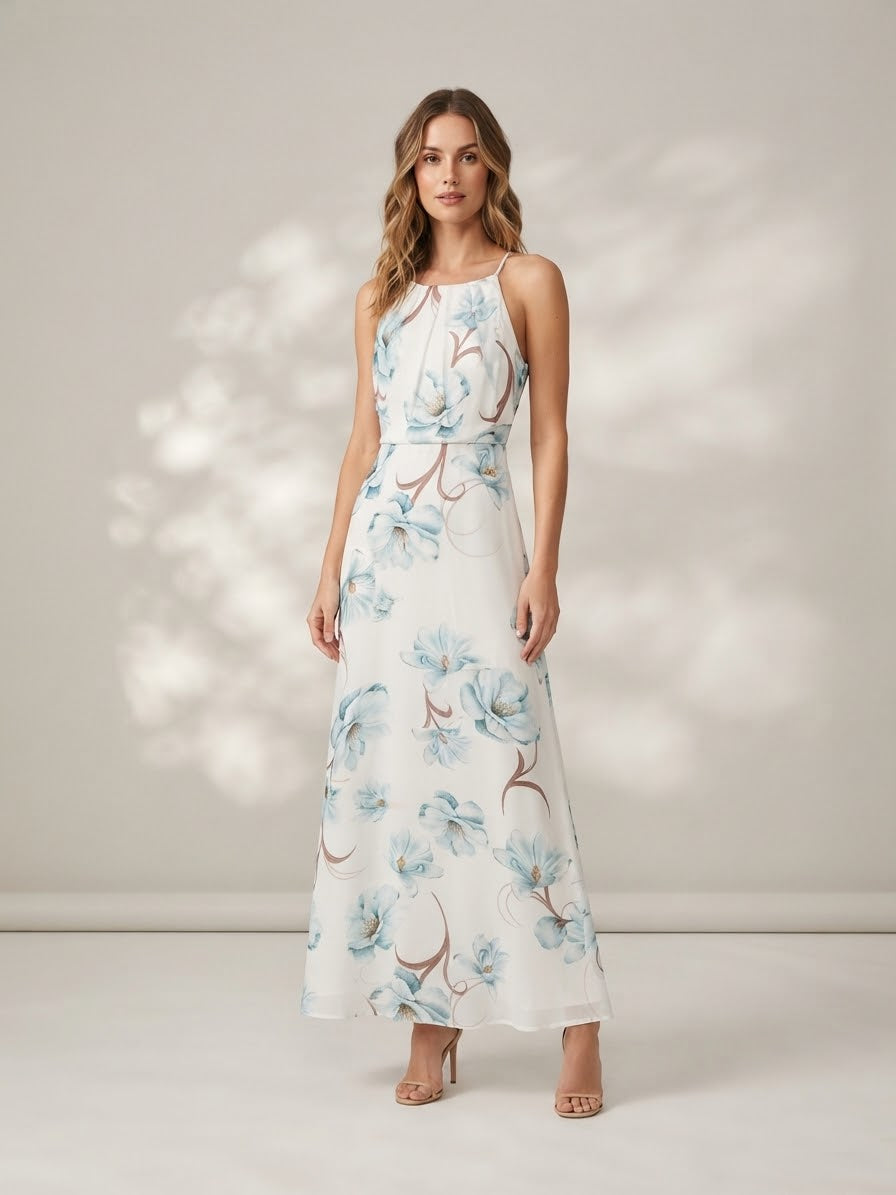 Vestido Longo Folhas 47971