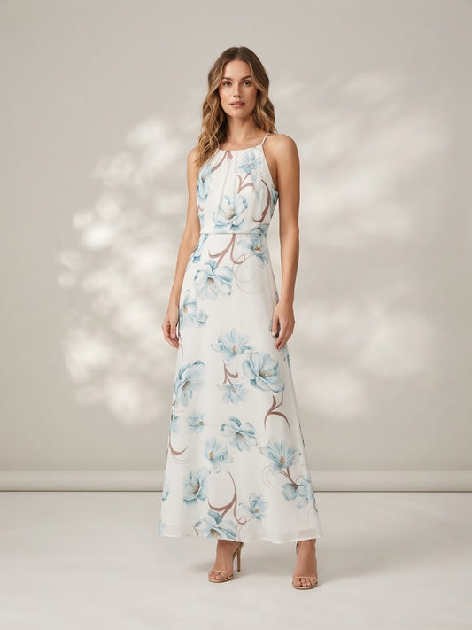 Vestido Longo Folhas 47971