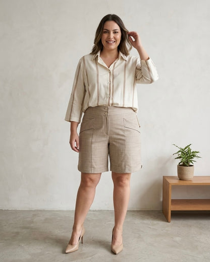 Camisa Plus Listrada 92083