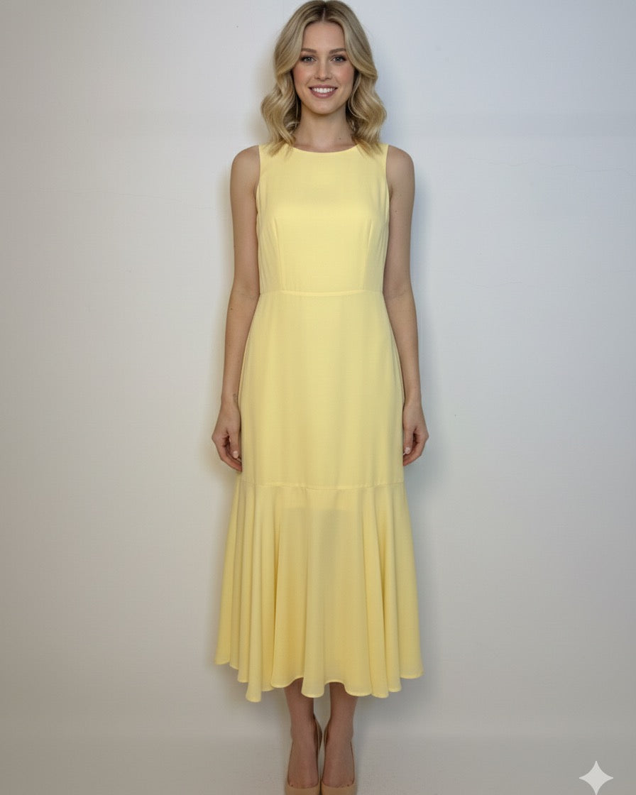 Vestido Midi Acinturado 09021