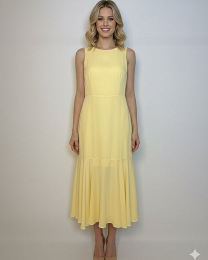 Vestido Midi Acinturado 09021