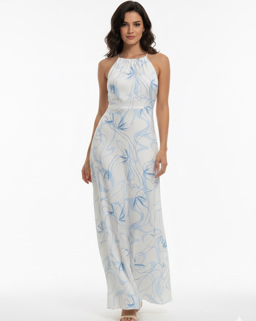 Vestido Longo Estampado 47979