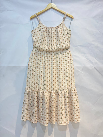 Vestido Midi Gola Franzida 60641