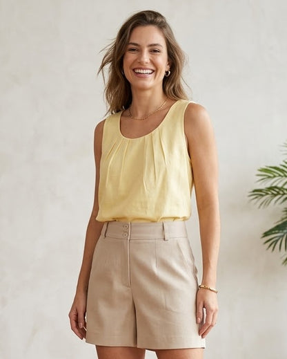 Regata Alça Larga Viscose Liso 60686