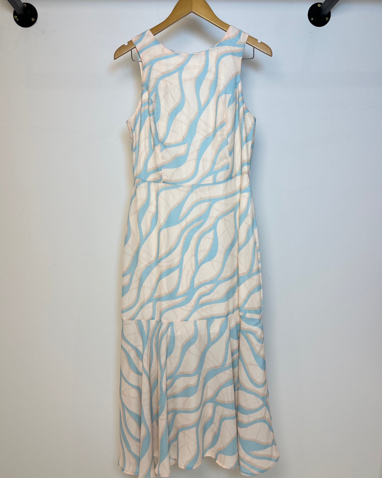 Vestido Midi Acinturado Estampado 90215