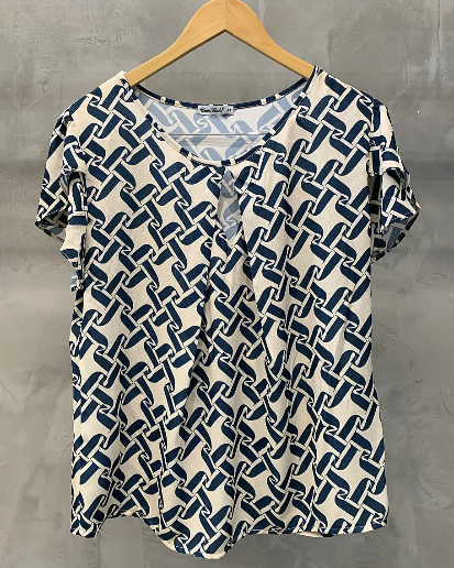 Blusa Plus Prega Gota 09038