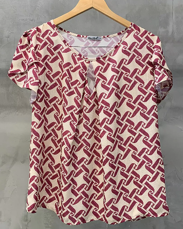 Blusa Plus Prega Gota 09038