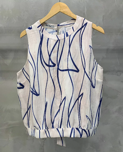 Cropped Plus Estampada 8029
