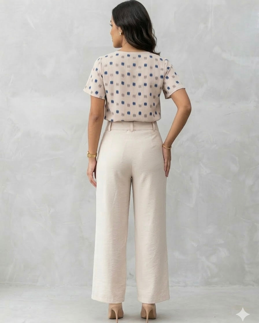Blusa Estampada com Pingente 90192