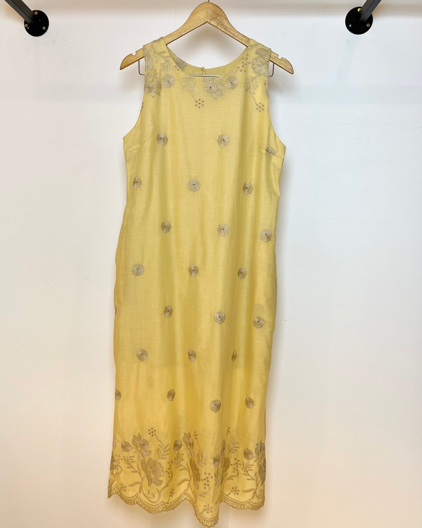 Vestido Midi De Algodão Bordado 91452