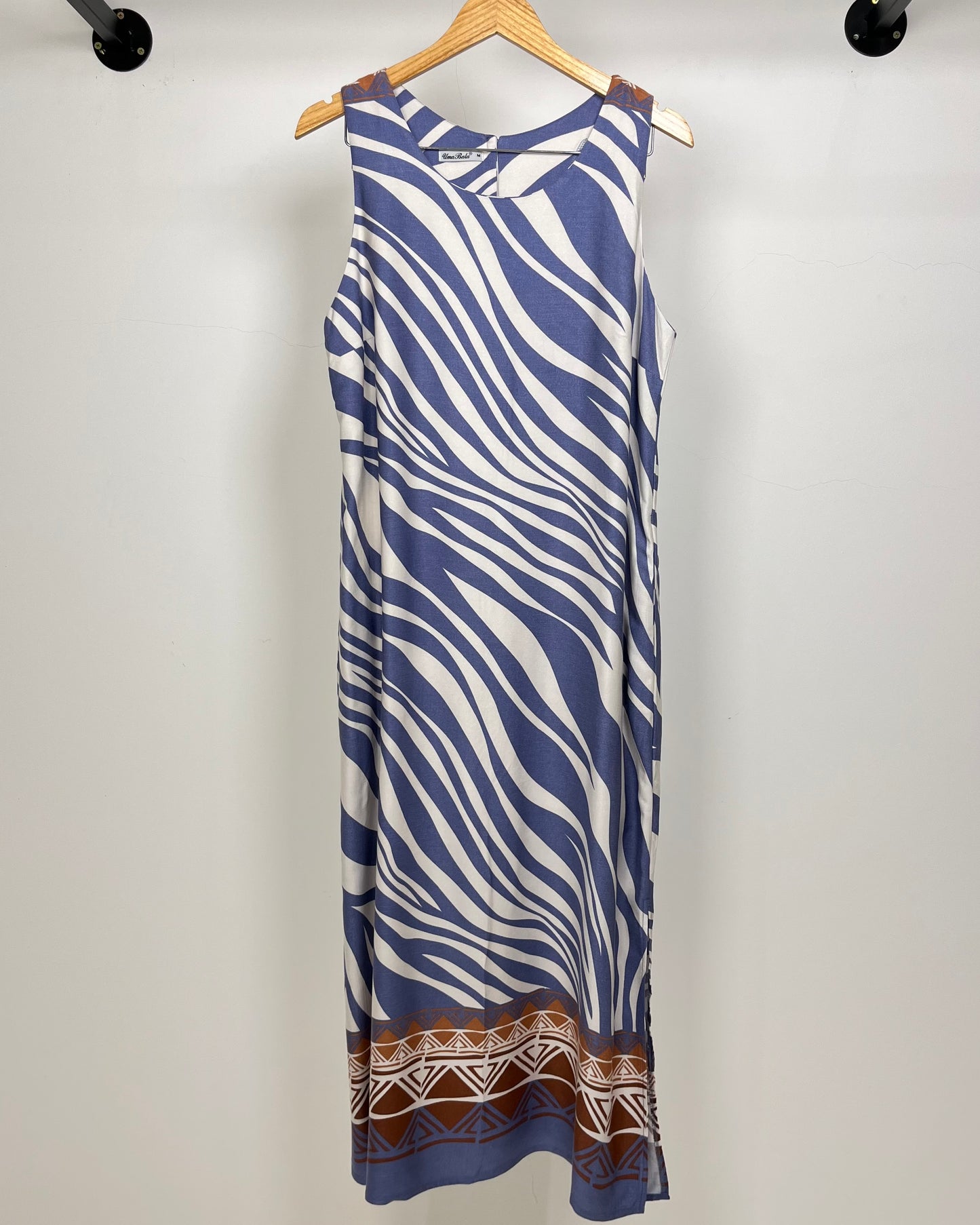 Vestido Midi Regatão Estampado 90506