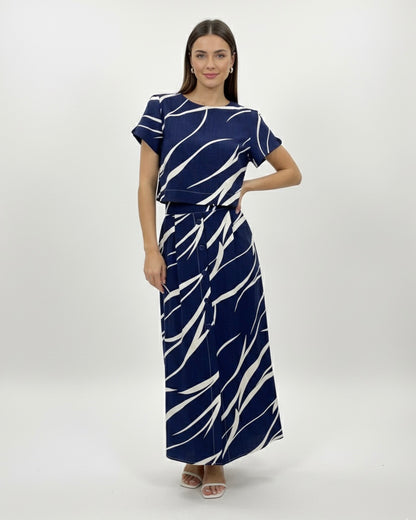 Conjunto Cropped e Saia 91562