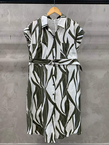 Chemise Plus Vestido Estampado 91521