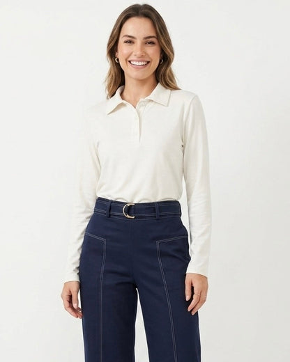 Blusa Polo Manga longa 92330