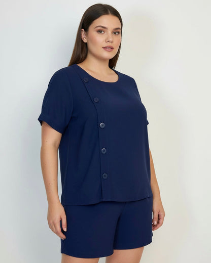 Conjunto Plus Blusa e Shorts 92001