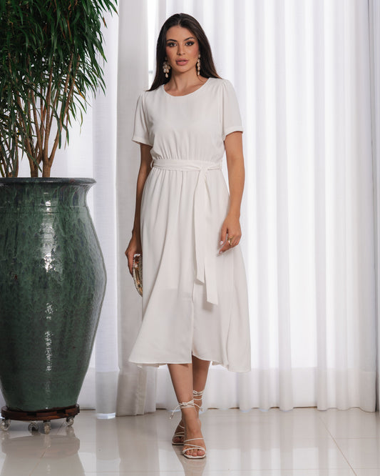 Vestido Midi Com Fenda Frontal 92650