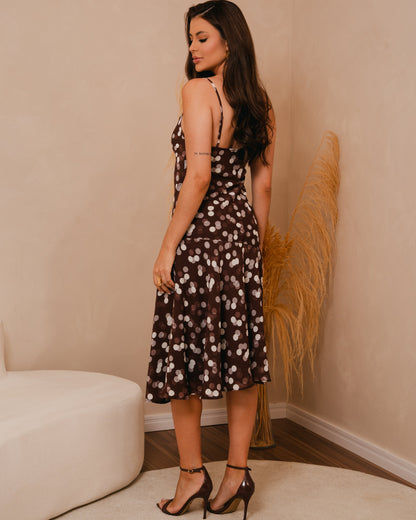 Vestido Midi De Poá 92801