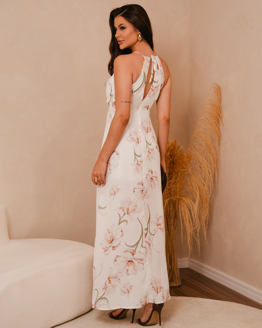 Vestido Longo Folhas 47971